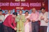 Konkani Academy felicitates Babita DSa and Muralidhar Kamath